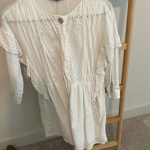Zara white dress
